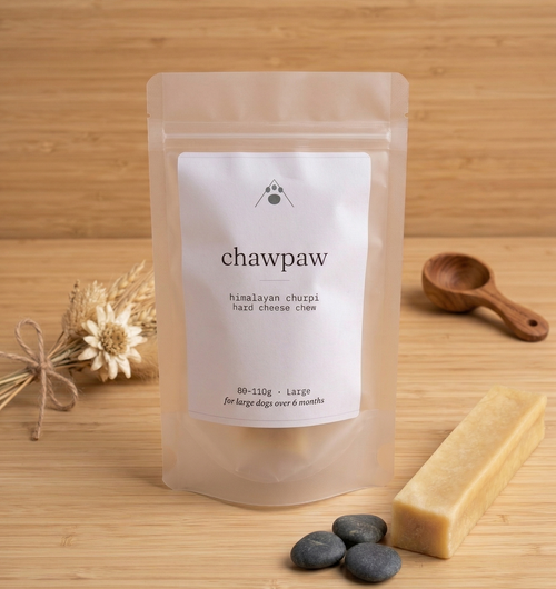 himalayan churpi hard cheese chew for dogs - large